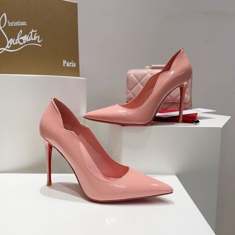 CL Pumps Hot Chick 100 mm Patent Leather Pink