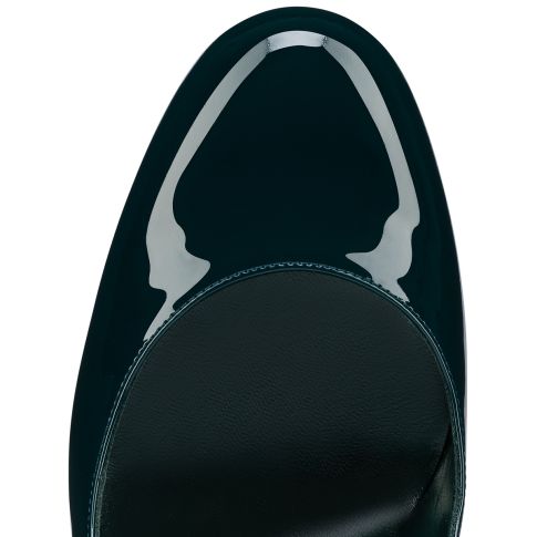 CL So Sab Pumps 85mm Patent Leather Vosges Green