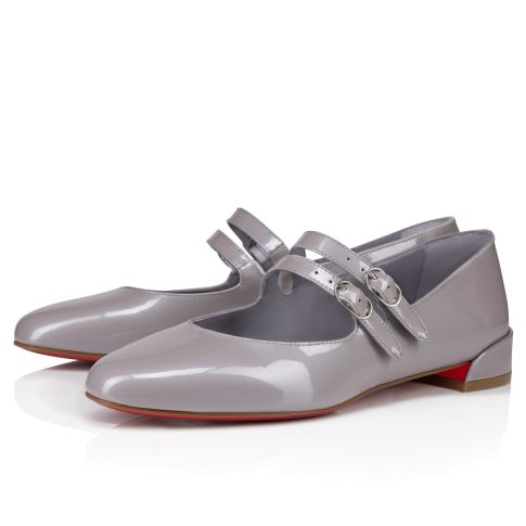 CL Sweet Jane Ballerina Flats Metallic Patent Calf Leather Mauve