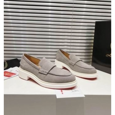 Mocassini CL Urbino Moc in pelle scamosciata grigia
