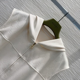 Gucci 2025 Suit Ivory Brown Cotton