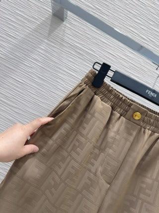 Fendi 2025 Trouser Khaki Polyester