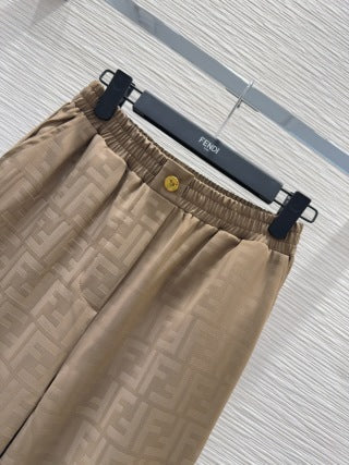 Fendi 2025 Trouser Khaki Polyester