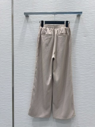 Fendi 2025 Trouser Beige Polyester