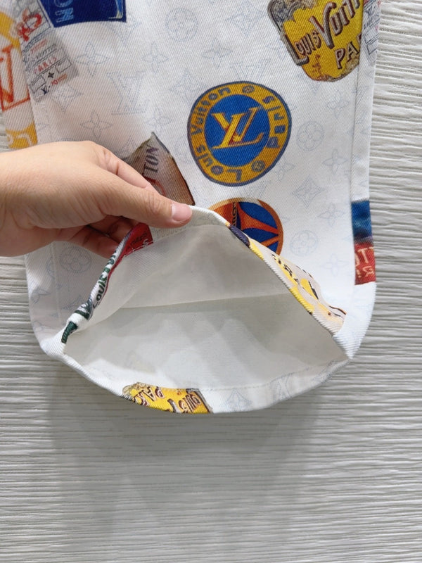 LV 25 Unique Logo Set Jacket Multicolor Cotton