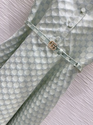 Abito camicia Gucci 25 in fibra di poliestere