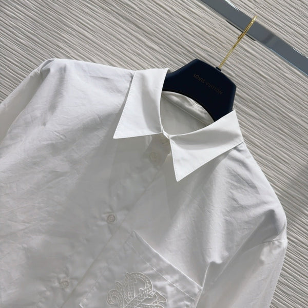 LV 25S Cute Set Long Sleeve White Cotton