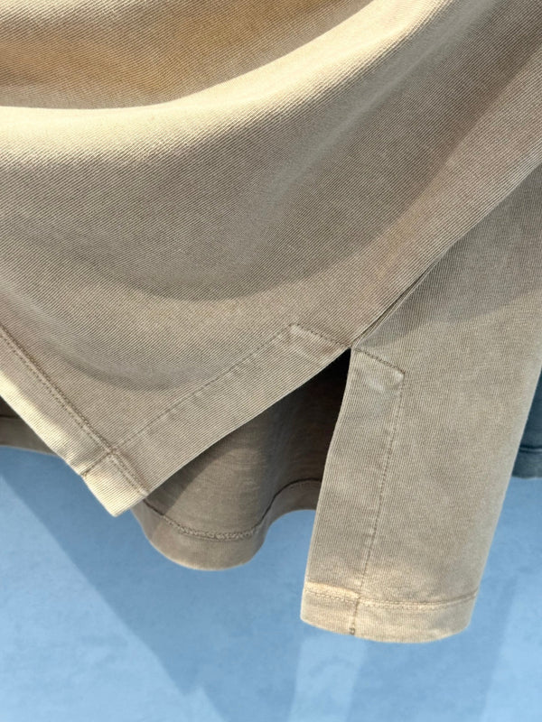 LV Slit T- shirt Brown Grey Cotton