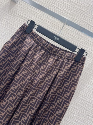 Fendi 25 Suit Brown Polyester Fiber