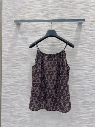 Fendi 25 Suit Brown Polyester Fiber