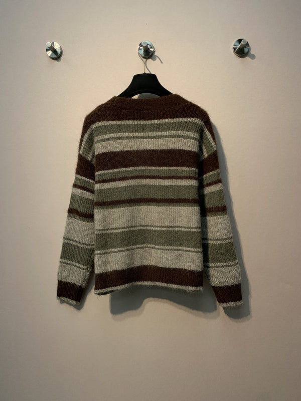 Cardigan en maille à col en V boutonné Chanel 25 Laine 320070
