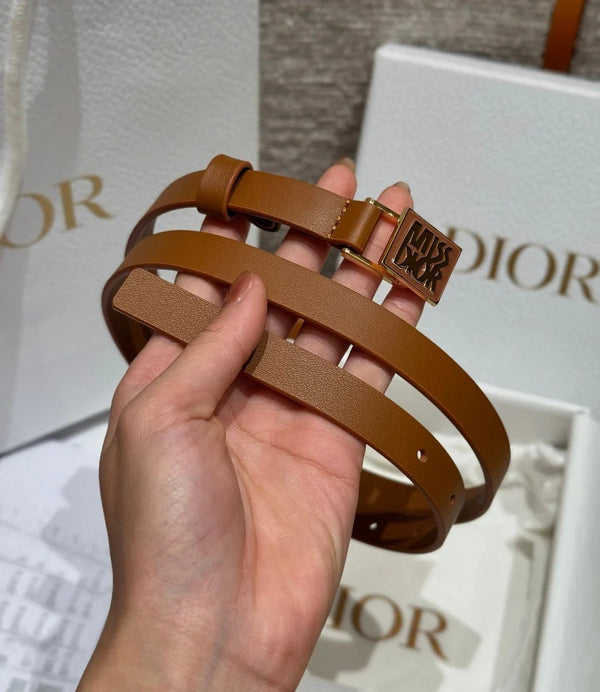 CD 2026 Miss Dior Belt 15mm Smooth Calfskin