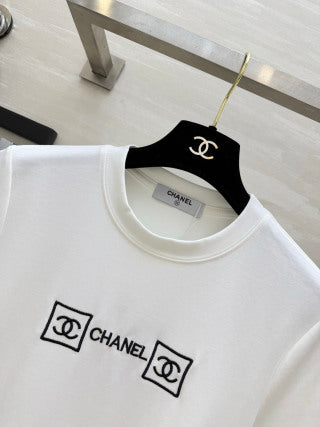 CC 26 Embroidered Logo T-Shirt in Cotton
