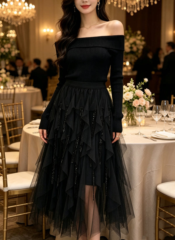 CD 26 Exquisitely Tulle Skirt in Polyester