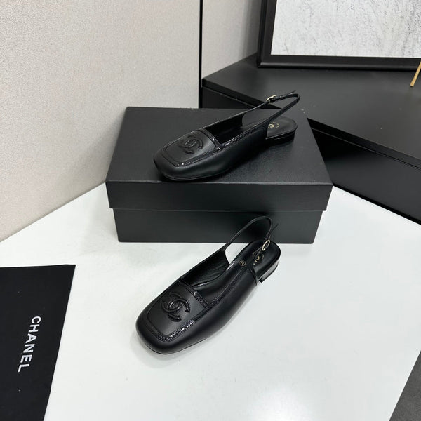 CC 2026 Square Toe Slingback 20mm Lambskin 925593