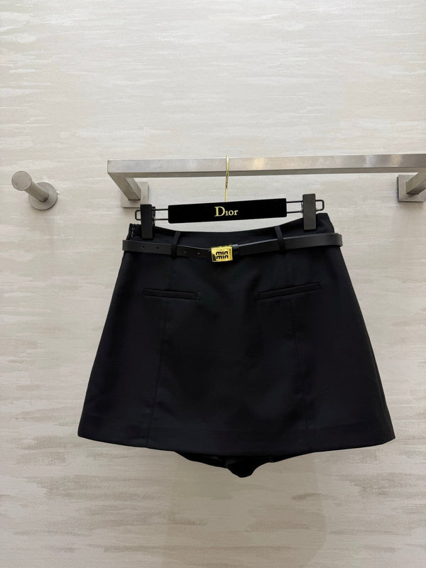 Miu 26s Belted Skort 438788