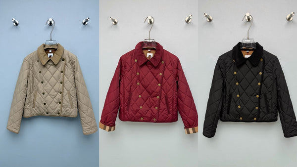 BBR 26s Double Breasted Quilted Cropped Jacket 444869