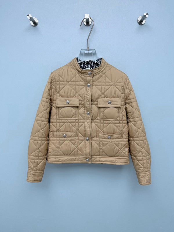 CD 26s Cannage Quilted Oblique Lining Jacket 444870