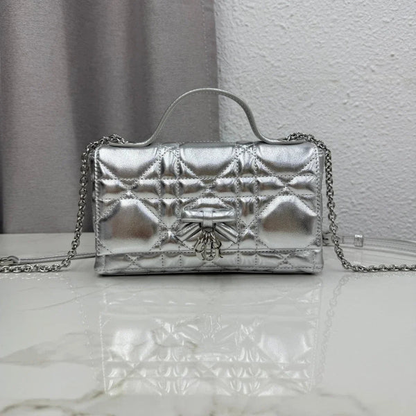 CD 2026 My Tender Dior Top Handle Mini Chain Bag 21cm Lambskin