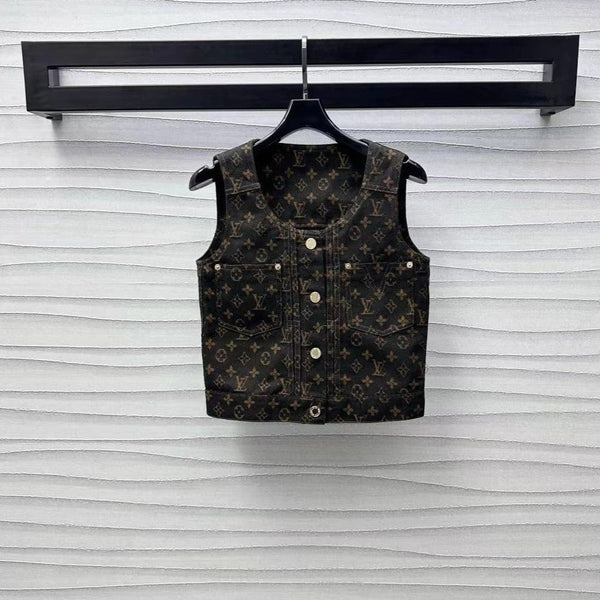 LV Monogram Denim Set