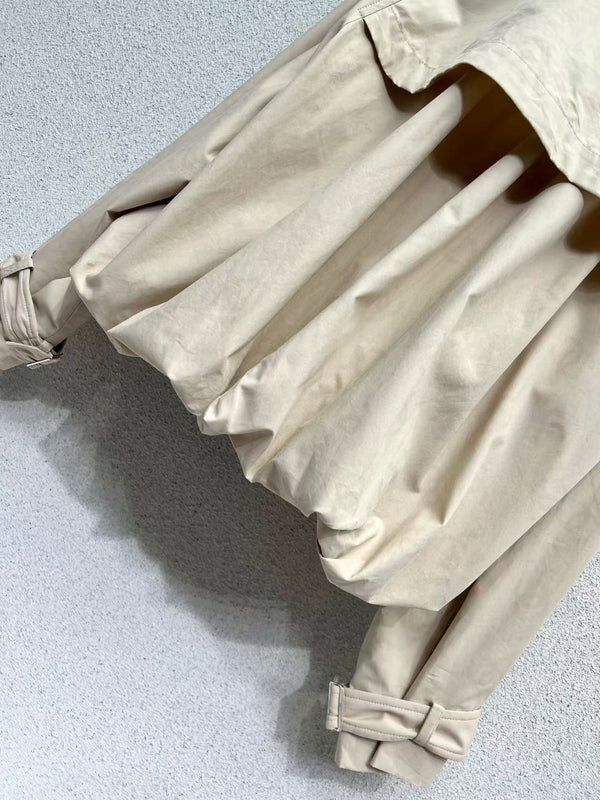 CC 25B Trench Coat Beige Cotton