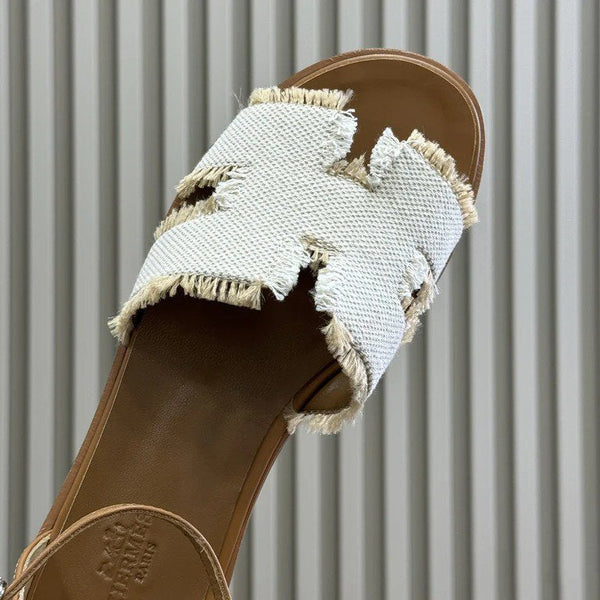 HM 25 Santorini Gold Calfskin White Denim