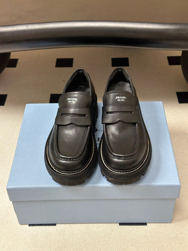 Prad 2026 Platform Loafers Cowhide 151269