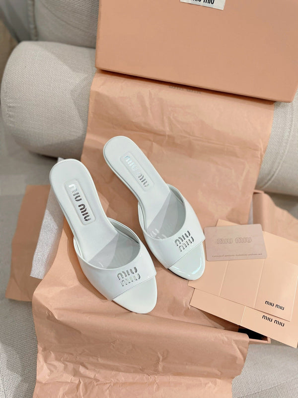 Miu 2026 Sandals 45mm Patent Leather 155493