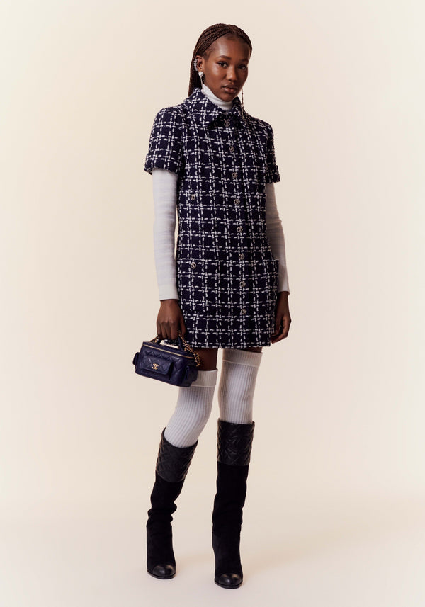 high boots black suede calfskin