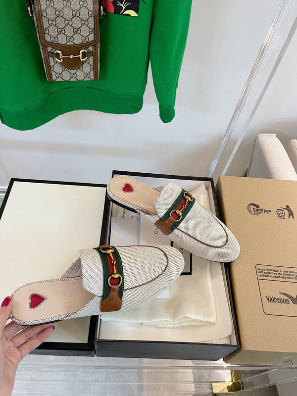 GG SLIPPER PRINCETOWN RED WHITE