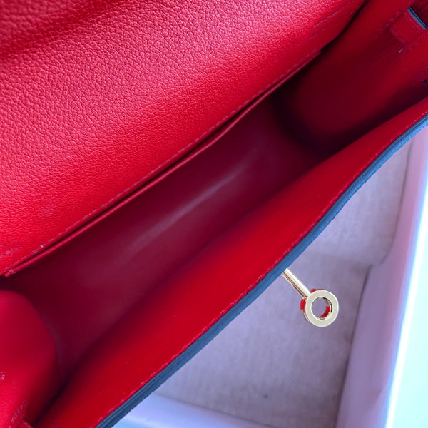 Kelly Danse II 22cm Rosso Evercolor Pelle Ghw