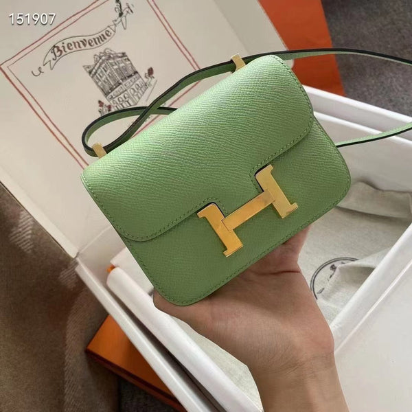 CONSTANCE 14 VERDE CHIARO EPSOM