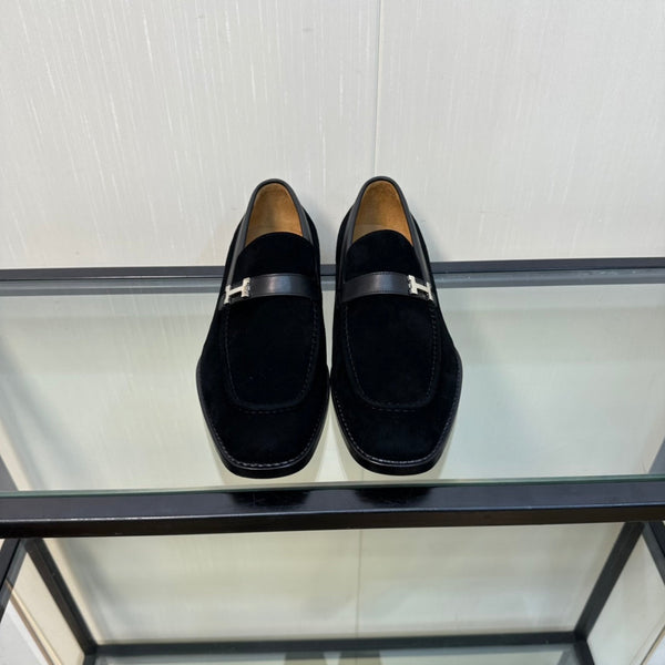 Mocassino da uomo HM Paris in pelle scamosciata 544628