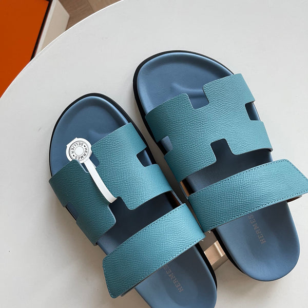 HM Men's Chypre Slide Calfskin Suede 538594