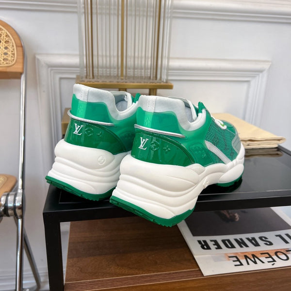LV RUN 55 SNEAKER GREEN