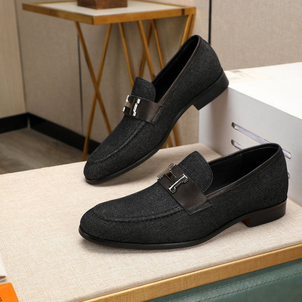 HM Men's Paris Loafer Denim Cowhide 480422