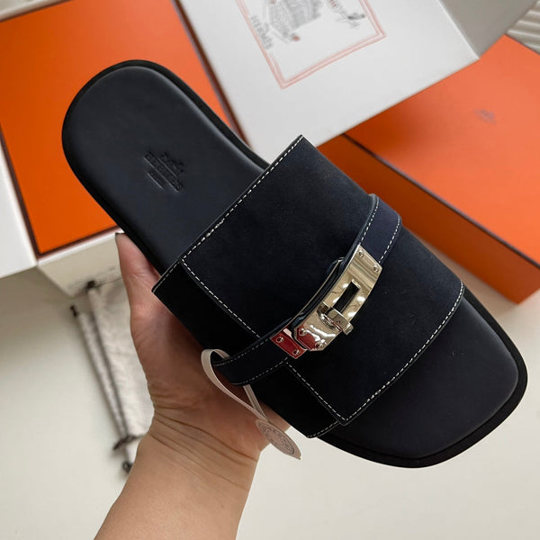 Ciabatte Gabriel in pelle scamosciata da uomo HM 538583