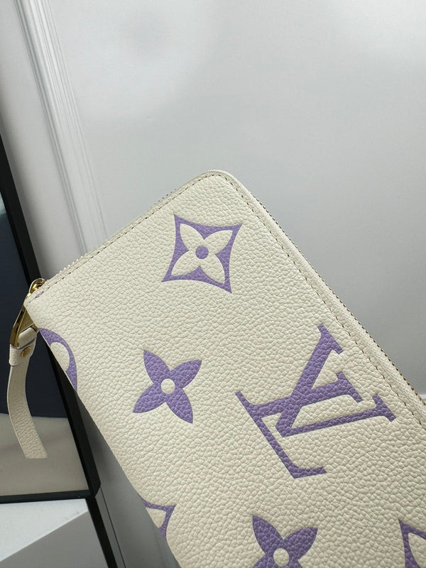 LV M69794 Zippy Wallet Monogram Empreinte Grain Leather 221527