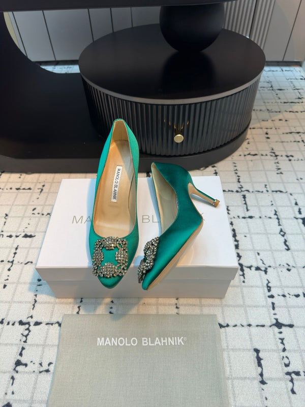 Manolo Blahnik Hangisi Pompa con fibbia 810197