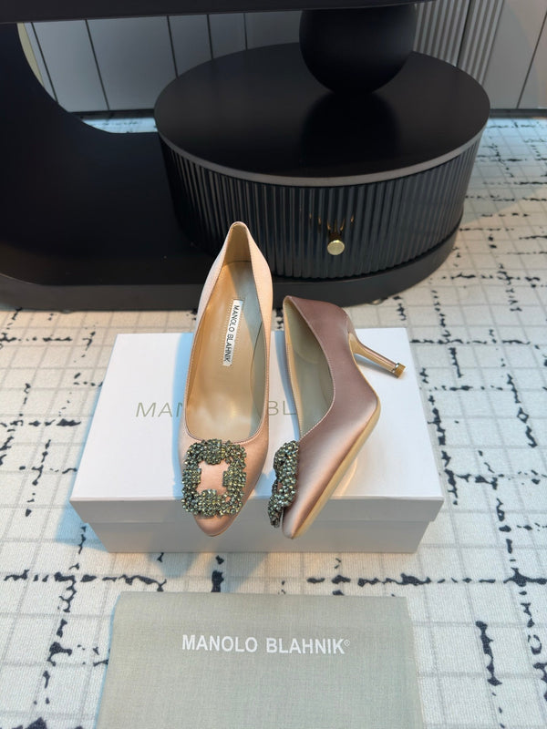 Manolo Blahnik Hangisi Pompa con fibbia 810197