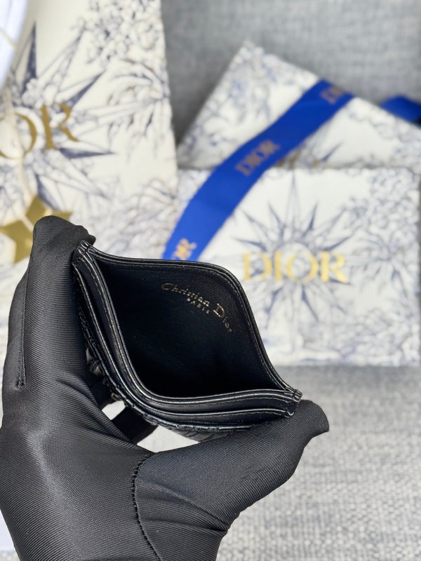 CD Miss Dior Freesia card holder 10.5cm Sheepskin