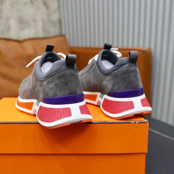 HM Men's Just Sneaker Calfskin Suede 526596