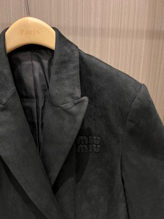 Miu Miu Suit Jacket Suede