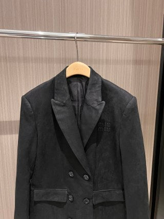 Miu Miu Suit Jacket Suede