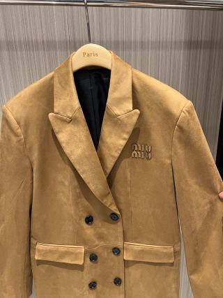 Miu Miu Suit Jacket Suede