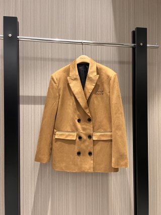 Miu Miu Suit Jacket Suede