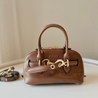 MiuMiu Mini Shell Bag 21cm Sheepskin