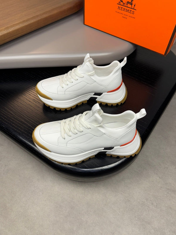 Sneaker Jumpy da uomo HM in pelle di vitello e tessuto 523519