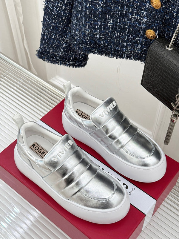 Thick-soled Viv PlatForm Imported Lambskin 189357