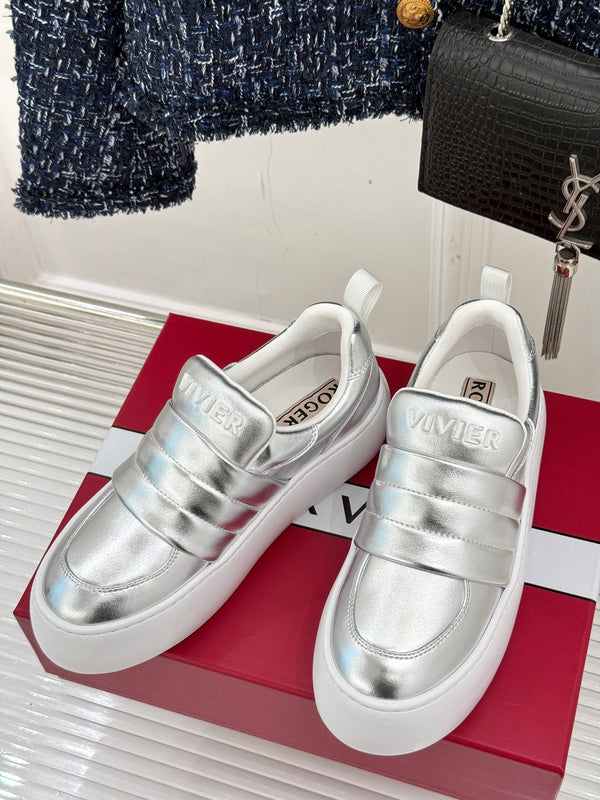 Thick-soled Viv PlatForm Imported Lambskin 189357